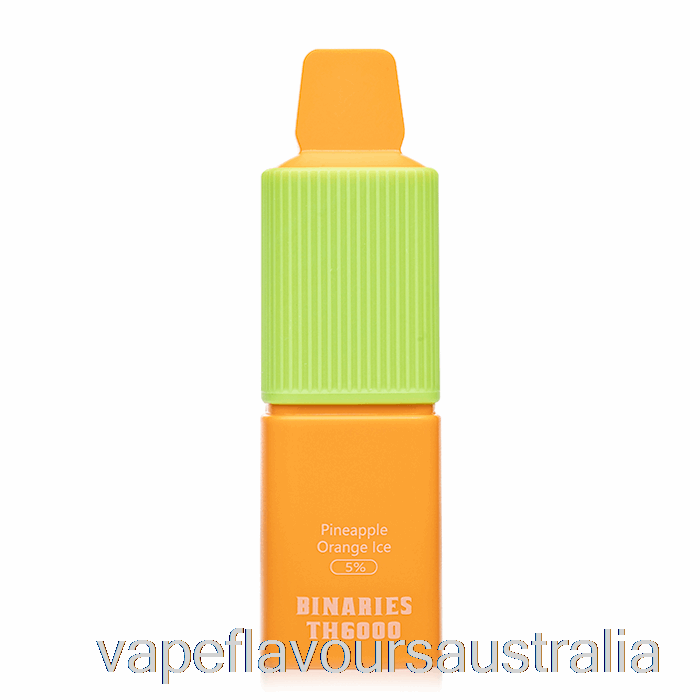 Vape Flavours Australia Horizon Binaries TH6000 Disposable Pineapple Orange Ice